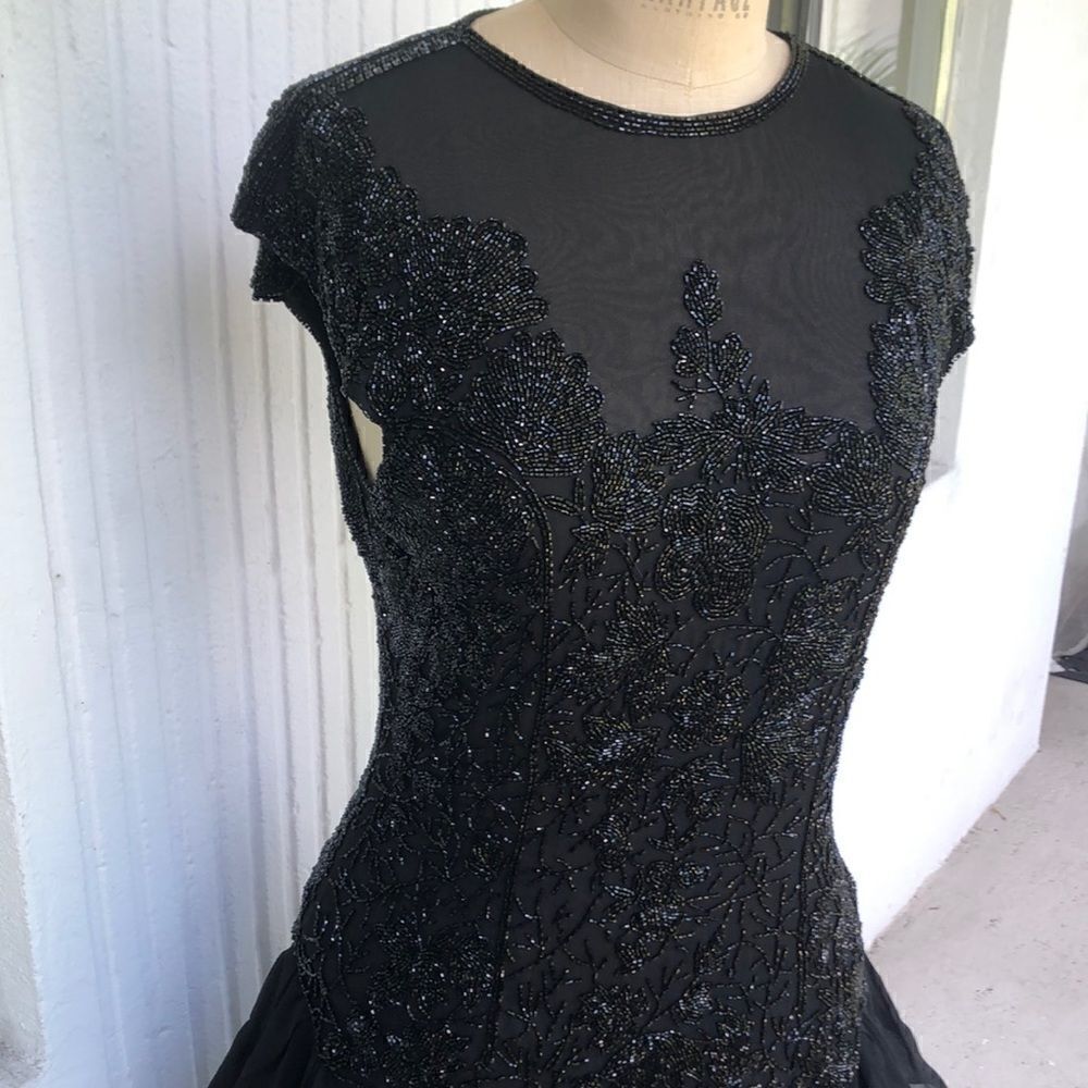 Tiki beaded dress